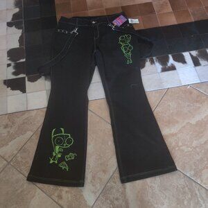 Hot Topic invader Zim pants size 16 New